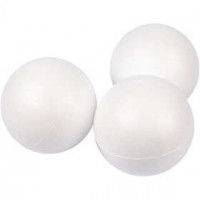Polystyrene Balls, D: 10 cm, 25 pcs, white [HOB-54310]