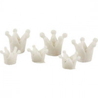 Crowns, H: 10+13 mm, D: 12+17 mm, 40 pcs [HOB-55510]