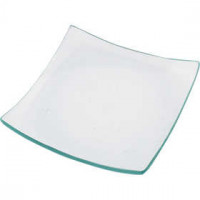 Glass Dish, size 11.5x11.5 cm, 12 pcs [HOB-55775]