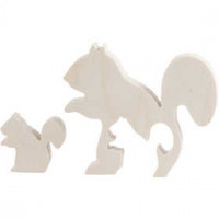 2in1 Figure, H: 3.5+8.5 cm, W: 4.2+10 cm, 1 set, plywood [HOB-56153]