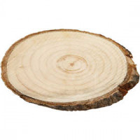 Wooden Discs, approx. 9.5x6 cm, thickness 6 mm, 12 pcs [HOB-568011]