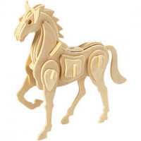 3D Wooden Construction Kit, size 18x4.5x16 cm, 1 pc, plywood [HOB-57856]