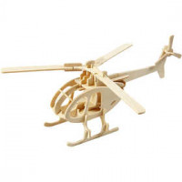 3D Wooden Construction Kit, size 26.5x14x26 cm, 1 pc, plywood [HOB-57857]