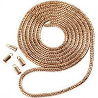 Snake Chain, D: 3.1 mm, 1 m, rose gold [HOB-61221]