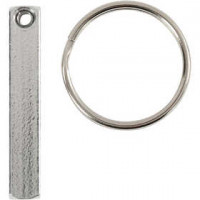 Key Chain Kit, size 40x5 mm, 6 pcs [HOB-67544]