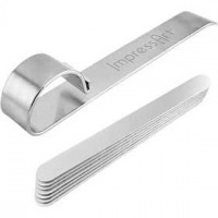 Bending Tool and Metal Bands for bracelet, L: 15 cm, W: 16 mm, 1 set, aluminum [HOB-67594]