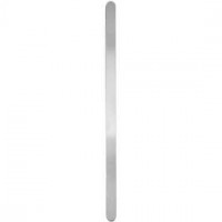 Metal Bands, L: 15.2 cm, W: 6 mm, 12 pcs, aluminum [HOB-67595]