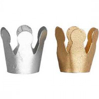 Crowns, D: 15 mm, 40 pcs [HOB-73634]
