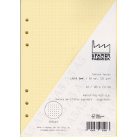 Calendar Filling A5 Dotted. 6 Rings. light Yellow (1 pc) [BOP-A5DY]