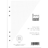 Calendar Filling A5 White Checkered Paper. 6 Rings (1 pc) [BOP-A5RW]
