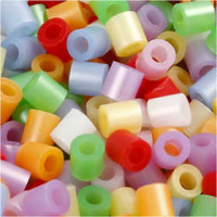 Fuse Beads, size medium mm, size 5x5 mm, 30000 mixed, mother of pearl colours [HOB-752601]