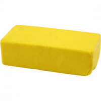 Soft Clay, size 13x6x4 cm, 500 g, yellow [HOB-78683]