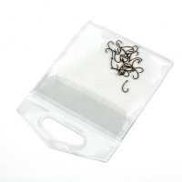 Vinyl Sleeve 7.3x7.3cm with Euroslot and flap (100 pieces) [FHV2]