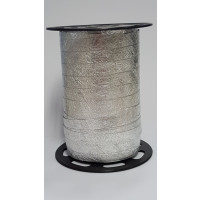 Curling Ribbon Folies Silver 10mm x 100 meter (1 roll) [HV-FOL10SI]