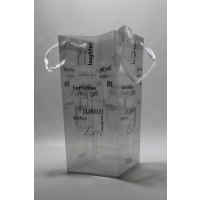 GBAG12x30 Clear vase bag in the colour gray. 12.5 (till 16)x30 cm (10 pieces) 