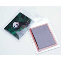 Vinyl Magnet Sleeve 6.0 x 8.3cm with hanger. Sold in packs of 100. 
