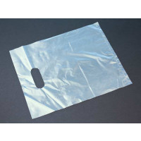 Plastic Carrier Bags Frost 20x25cm PE 20 micron (100 pieces) [H810FT3]
