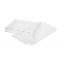 Plastic Gift Boxes 11.4x1.6x13.7cm Crystal Clear (25 pieces) [FPB116]