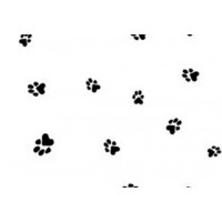 Printed Bags Paws 8.9x5.1x19.1cm with side gusset (100 pieces) [G3PAW]