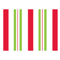 Printed Bags Coloured stripes 8.9x5.1x19.1cm with side gusset (100 pieces) [G3SCA]