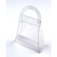 Plastic Gift Boxes Purse style 8.9x3.8x10.2cm Food Safe (25 pieces) [FS210]