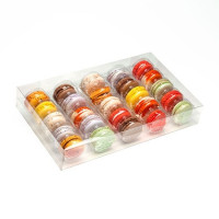 Box sets for 25 Macarons 32.2x5.1x19.1cm (25 pieces) [MBS5]