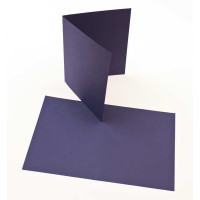 Cards dark Blue 17.8x12.4cm (50 pieces) [PC020]