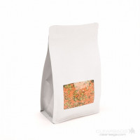 Stand Up Pouches Kraft White 12.7x7.6x20.3cm with Window (100 pieces) [SQMS7WK]