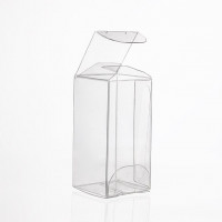 Plastic Gift Boxes 2.5x2.5x5.1cm Crystal Clear (50 pieces) [VB290]
