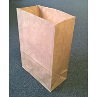 Block Bottom Bags Kraft 70 g/m² 22x11x30cm (100 pieces) [PBB2230]